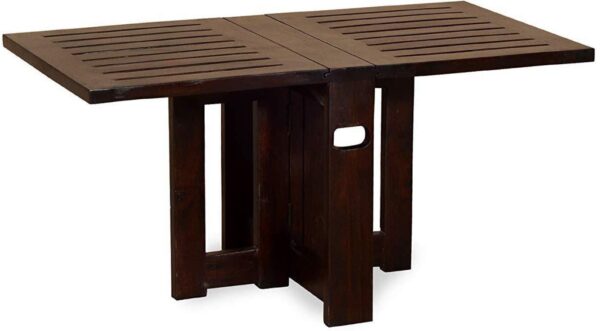 Sheesham Wood Table Living Room Foldable Square Coffee Table for Home & Office (Walnut Finish) - Image 2