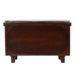 Solid sheesham Wood Shoe Rack Cabinets Shoes Storage Table Seating Bench Furniture Mahogany Finish - Image 5