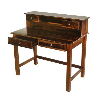 Solid Sheesham Wood Study/Writing Table For Home & Ofiice | Honey Oak Finish
