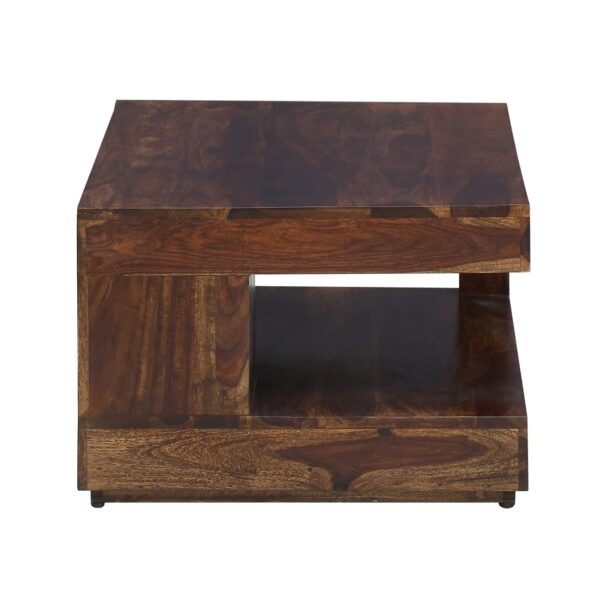 Solid Sheesham Wood Center Coffee/Tea Table (Provincial Teak Finish) - Image 5